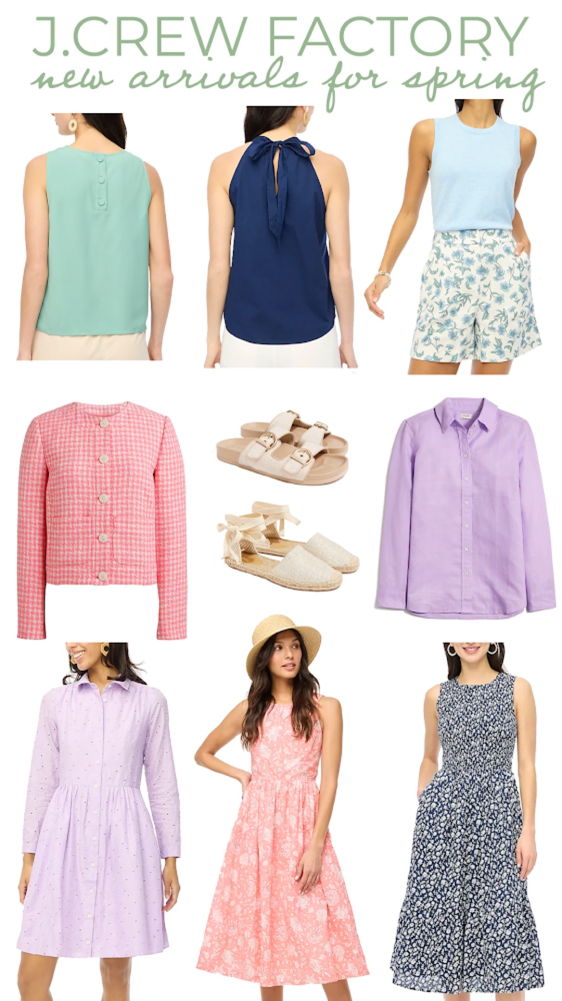 J.Crew Factory new spring arrivals 



#LTKstyletip #LTKfindsunder50 #LTKfindsunder100