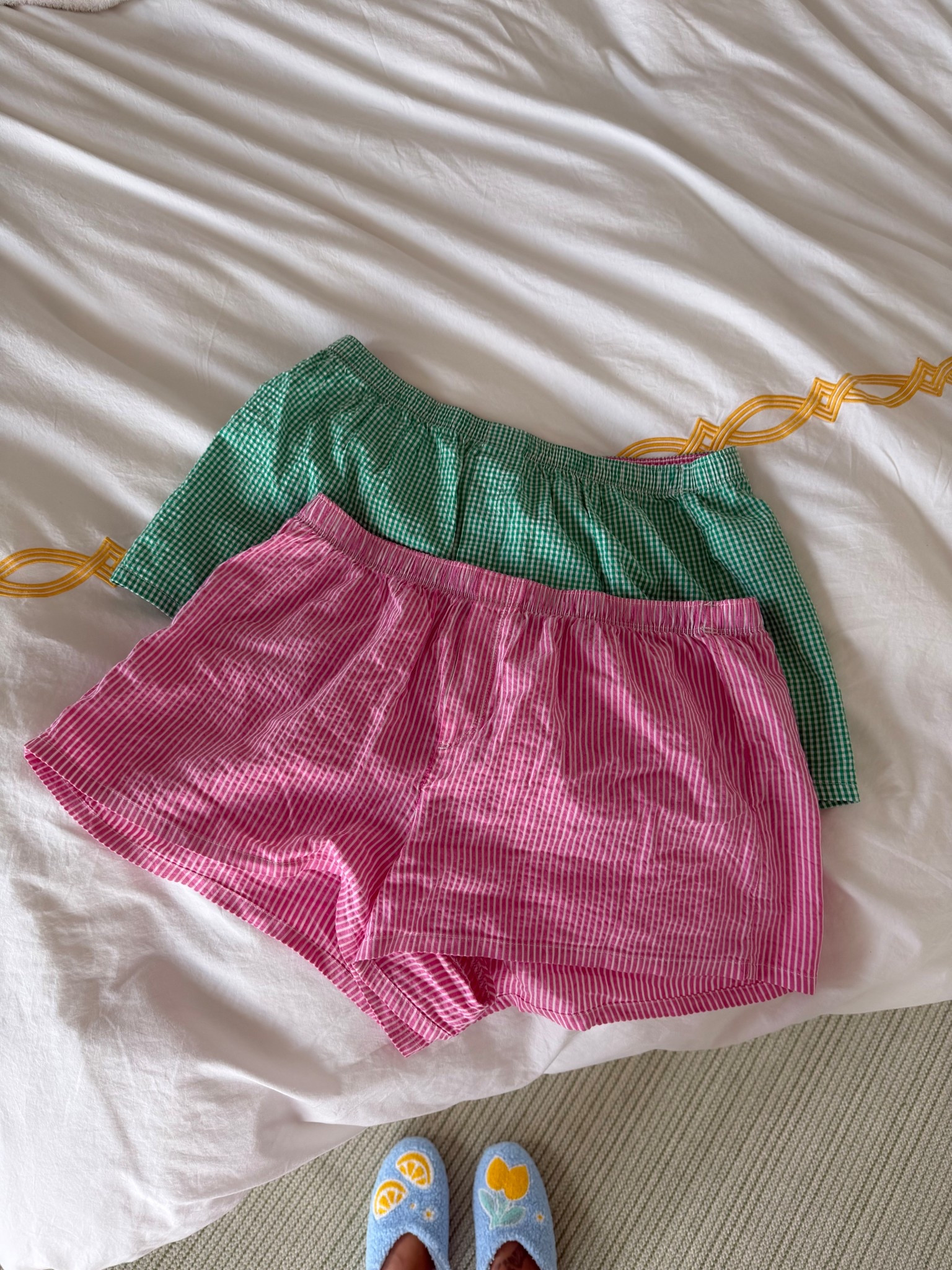 The cutest boxer shorts 🍒🍋‍🟩

#LTKSeasonal #LTKgrwm #LTKootd