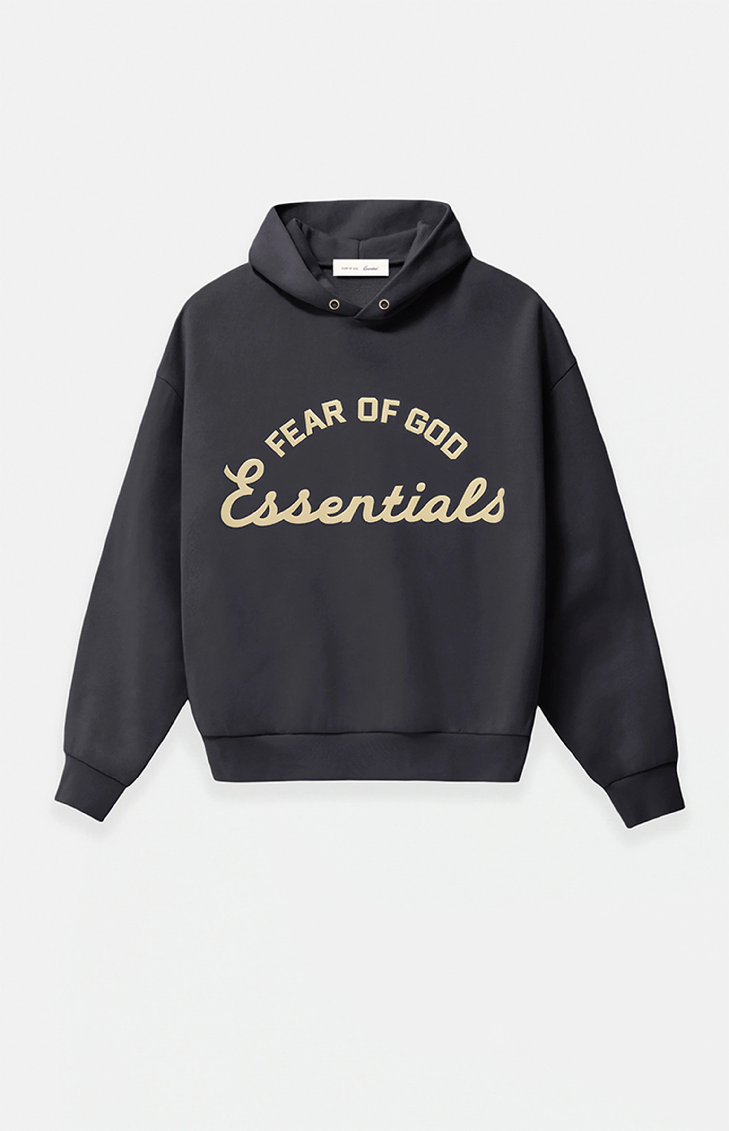 Fear of God ESSENTIALS Faded Black Training '90s Hoodie | PacSun