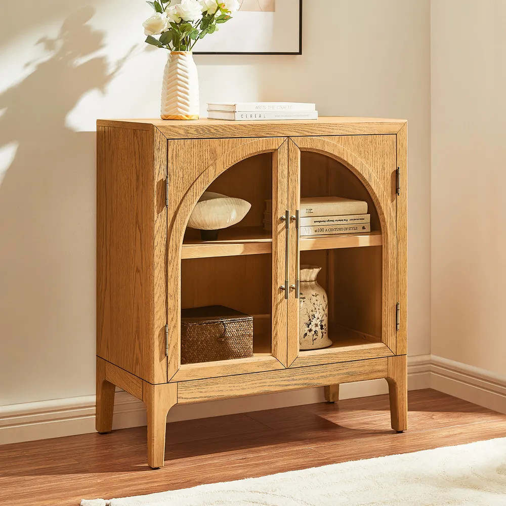 Valborg 31" Oak Cabinet | Hernest