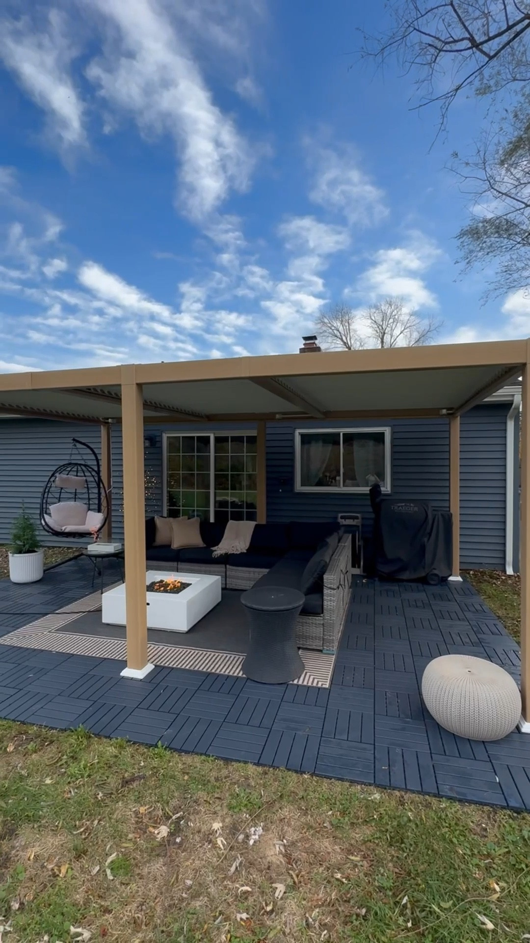 Saved thousands of $$$ by using these deck tiles to transform my patio space! 

#LTKSeasonal #LTKHome #LTKSaleAlert