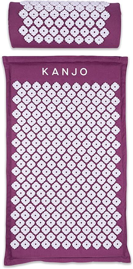 FSA HSA Eligible Kanjo Premium Acupressure Mat and Pillow Set for Back Pain Relief & Neck Pain Re... | Amazon (US)