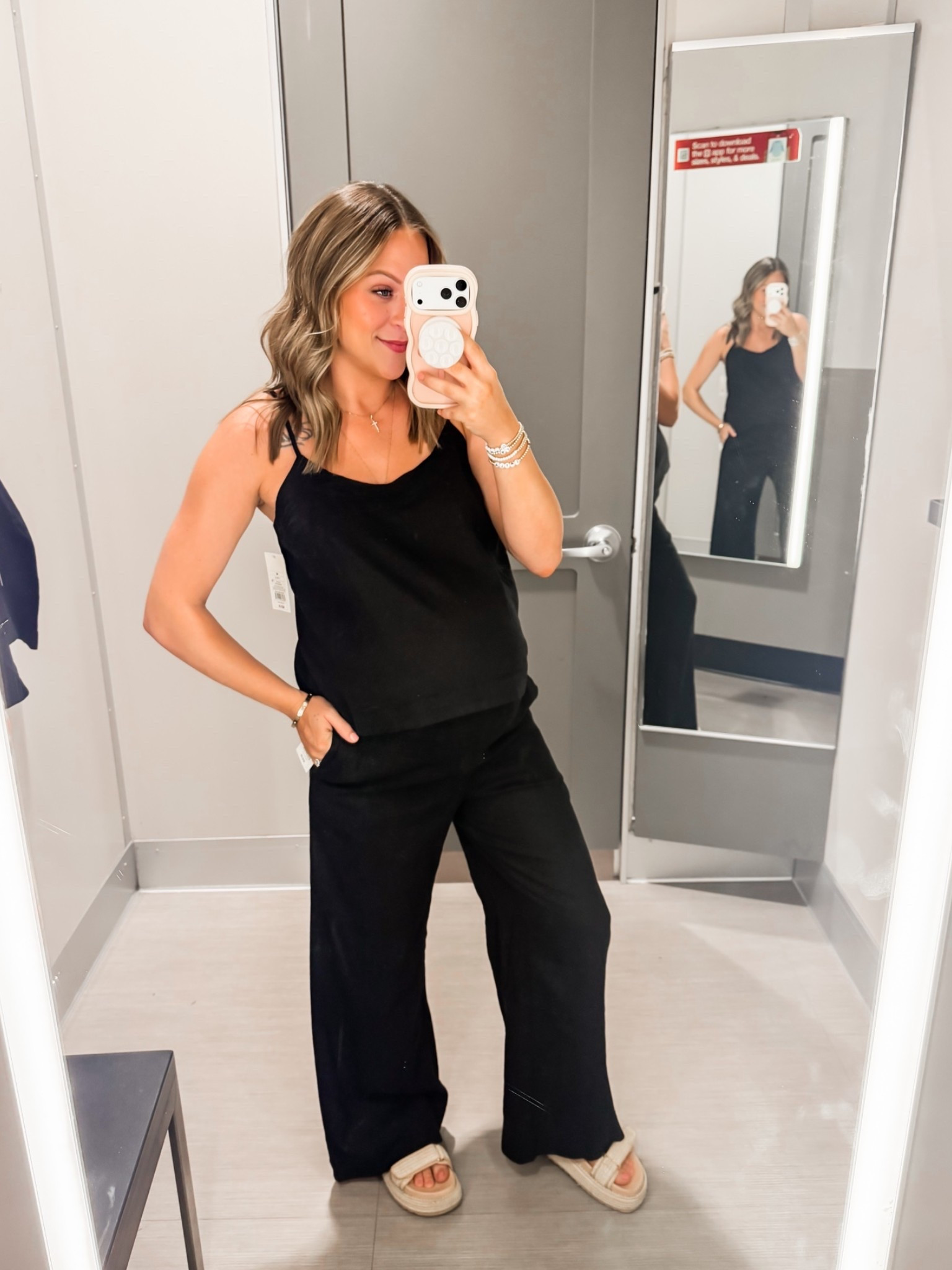 Have the black in my cart now! 
Wearing size small still fits this 38-week bump. I wanted to be sure it fit well after! 
Wearing size medium top for looser fit for nursing in!

#LTKmomlife #LTKootd #LTKBump