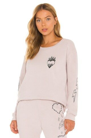 Chaser Heart Pullover in Macaron from Revolve.com | Revolve Clothing (Global)