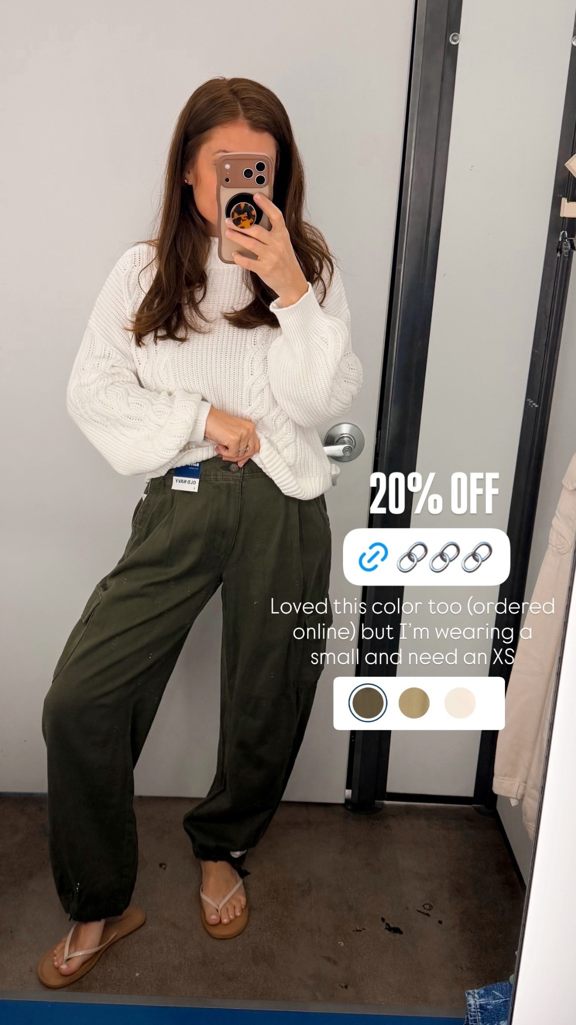 Loved this color too (ordered online) but I’m wearing a small and need an XS @oldnavy  20% OFF