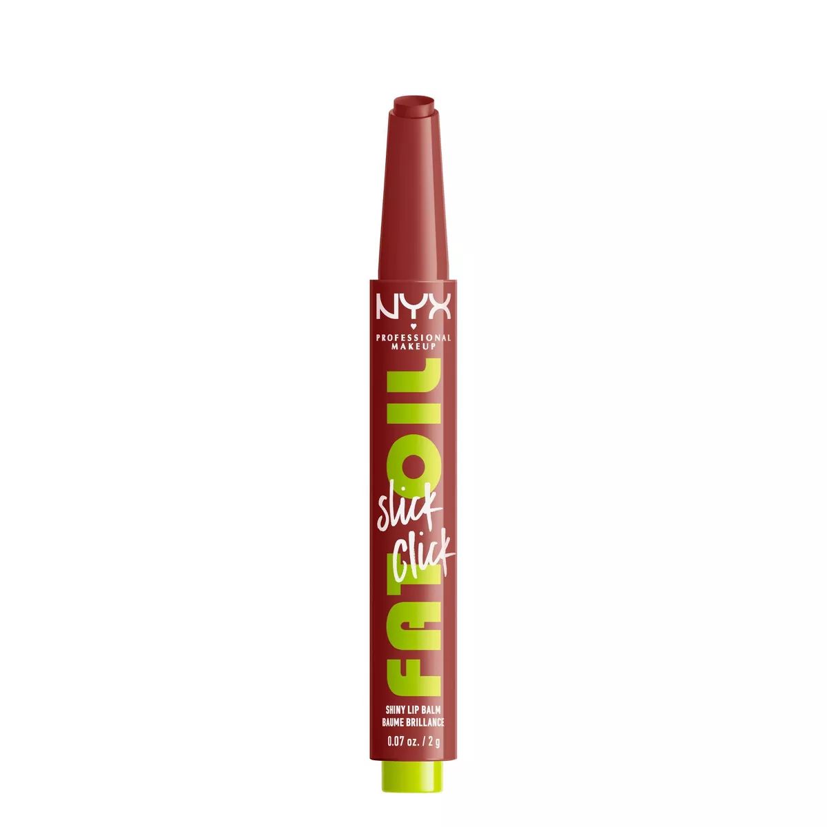 NYX Professional Makeup Fat Oil Slick Click Tinted Lip Balm - 0.07oz | Target