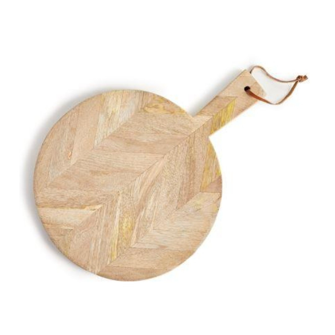 Marquetry Round Serving Board | Megan Molten