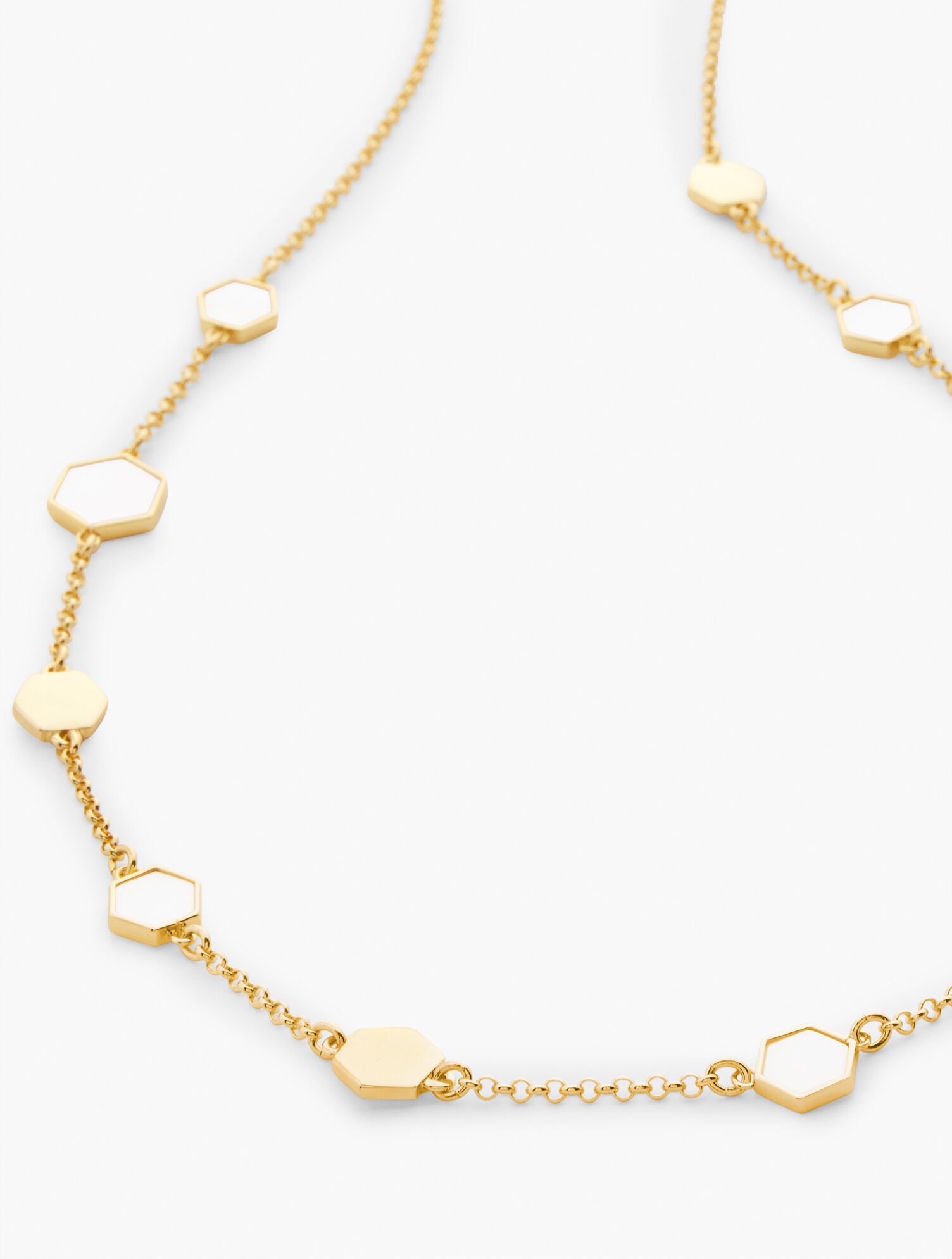 Love Hex Station Necklace | Talbots