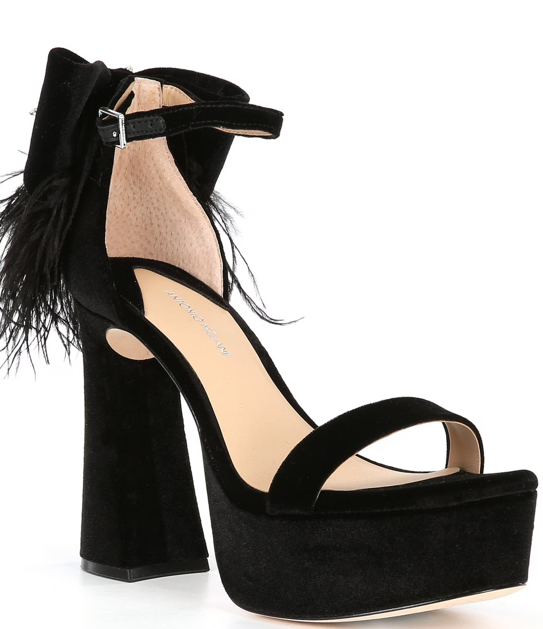 Janie Velvet Platform Dress Sandals | Dillard's