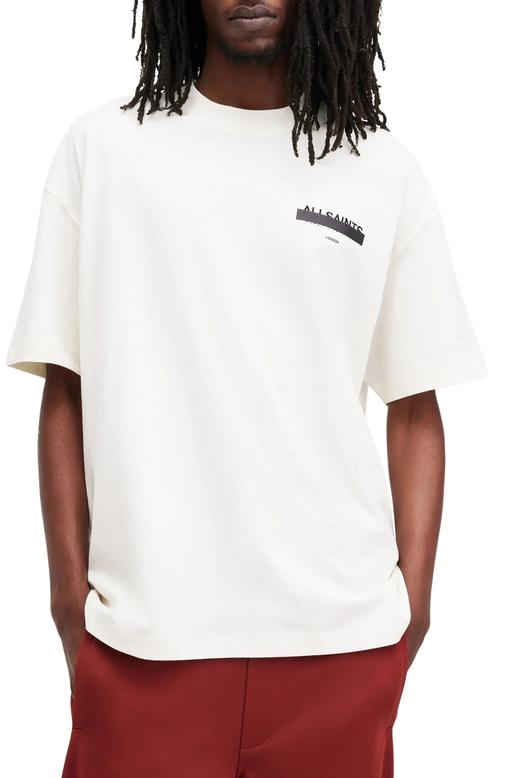 Redact Mock Neck Graphic T-Shirt | Nordstrom