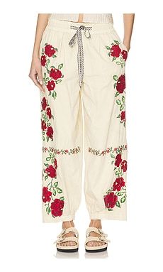 Rosalia Embroidered Pant
                    
                    Free People | Revolve Clothing (Global)
