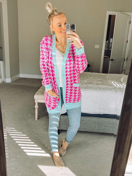 Kelsie Bynum’s news collection with buddy love!! Wearing a S/M in this super little cardigan, can also be worn as a sweater dress! 

#LTKstyletip #LTKFind