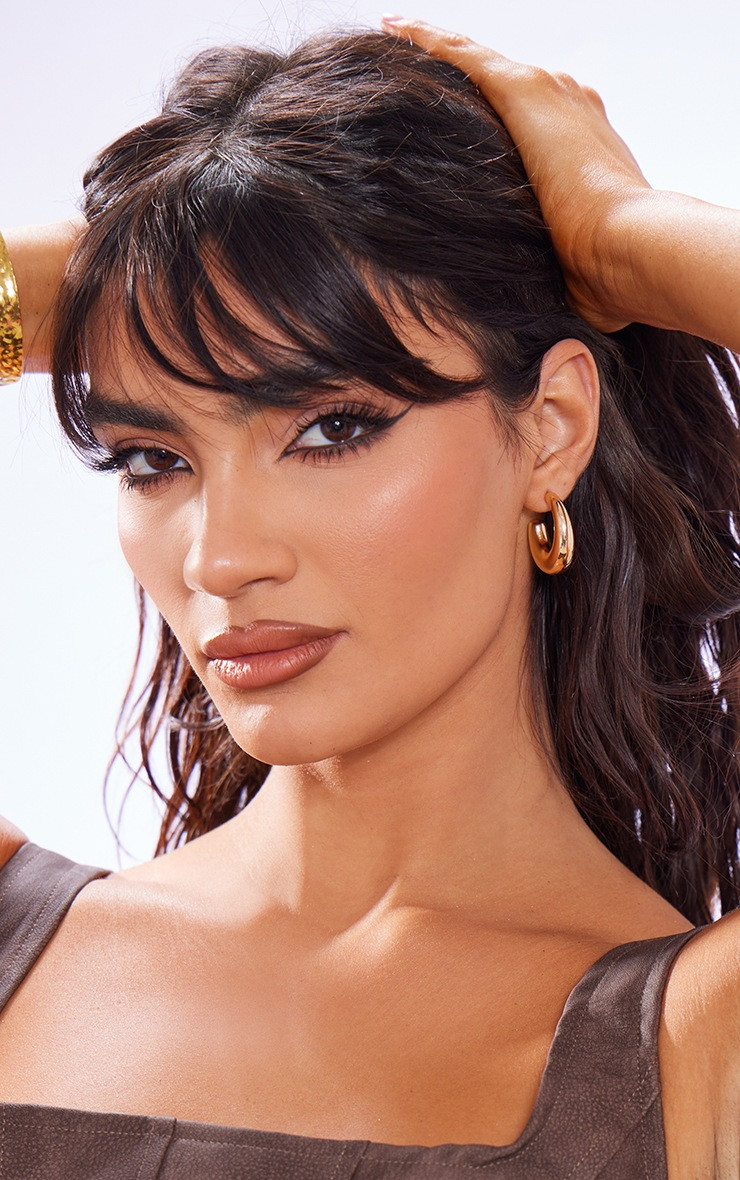 Gold Double Cuff Hoop Earrings Multipack | PrettyLittleThing US