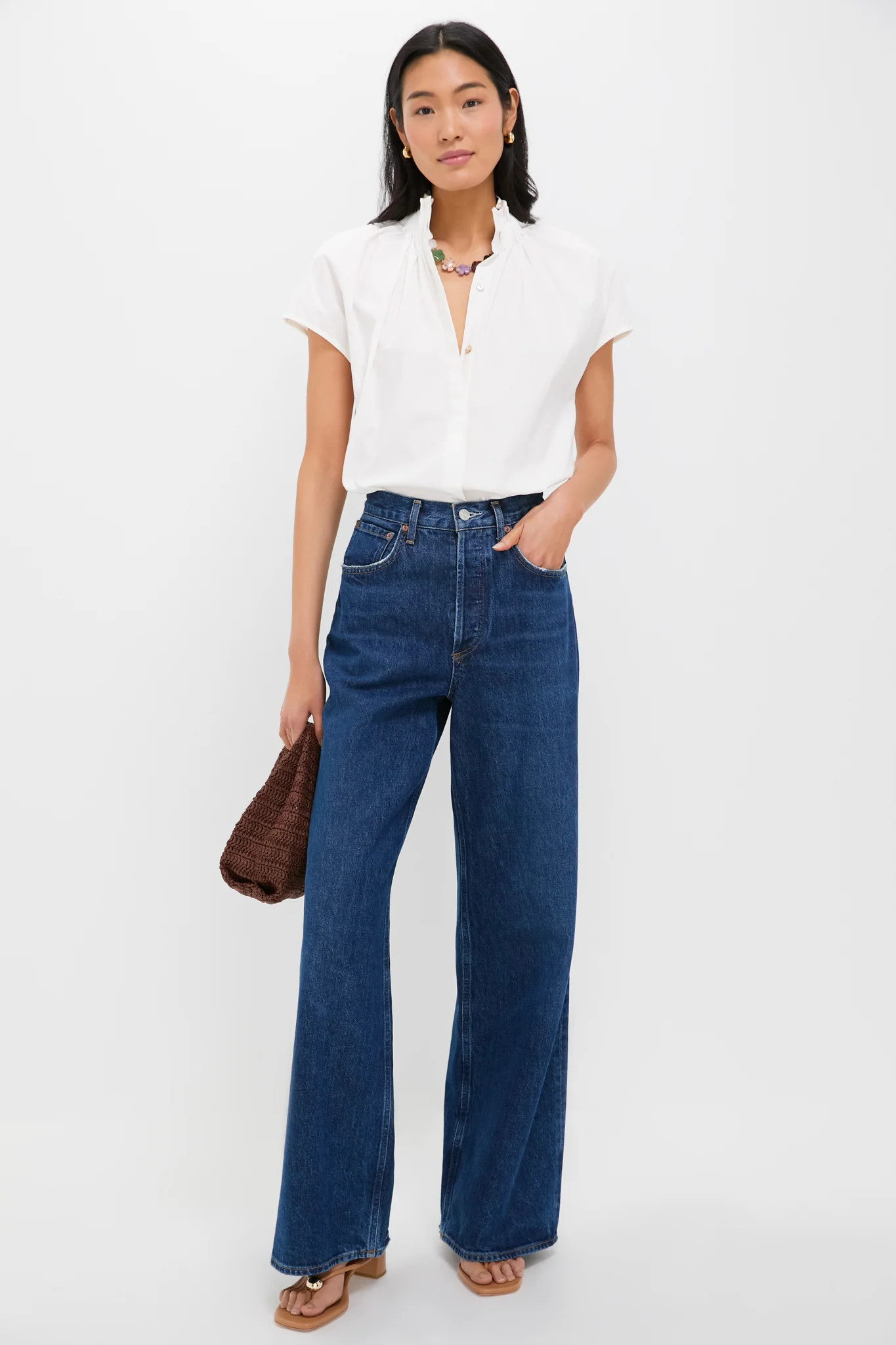 Red Stripe Rae Blouse | Tuckernuck (US)