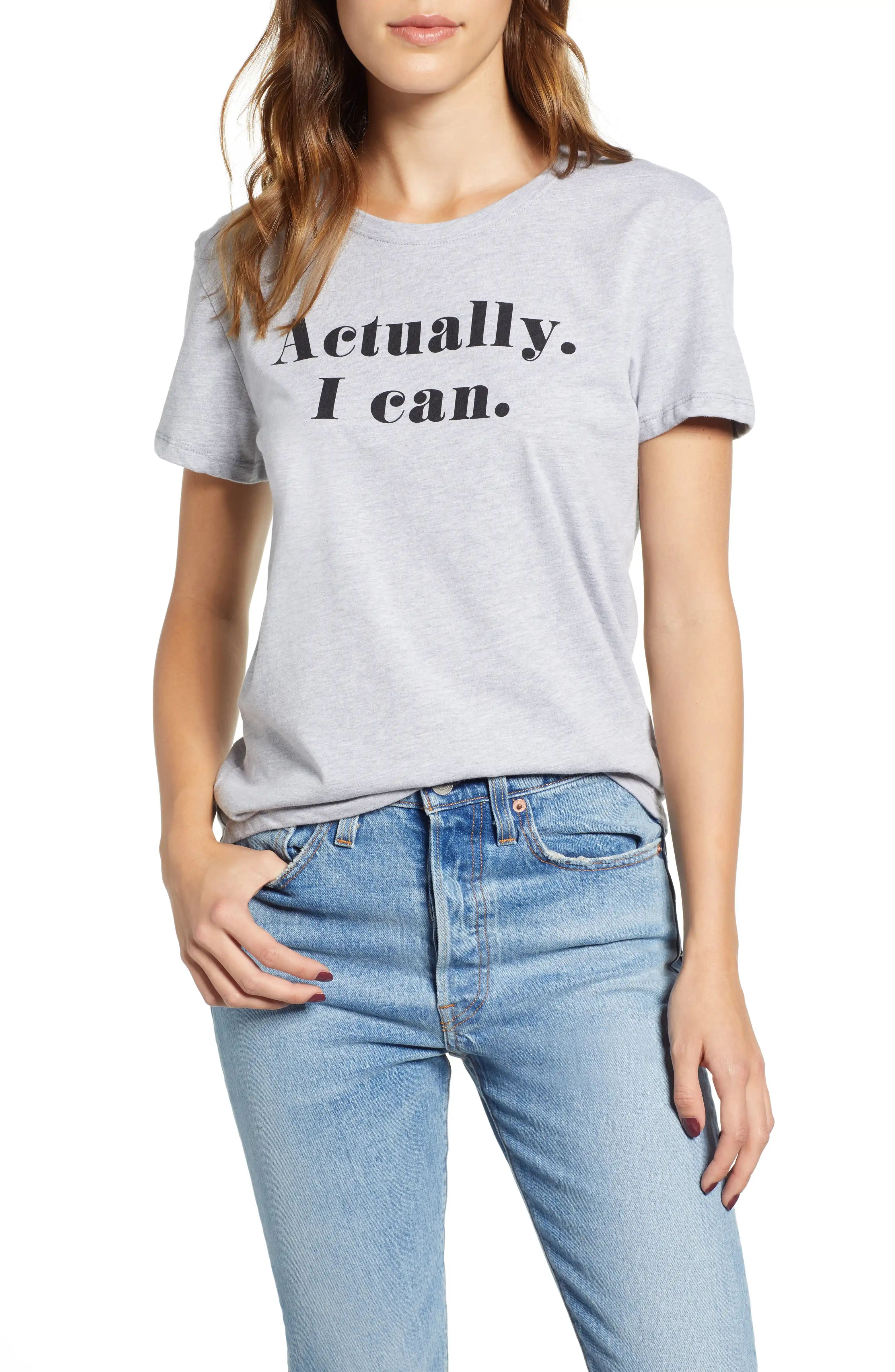 Actually I Can Graphic Tee | Nordstrom