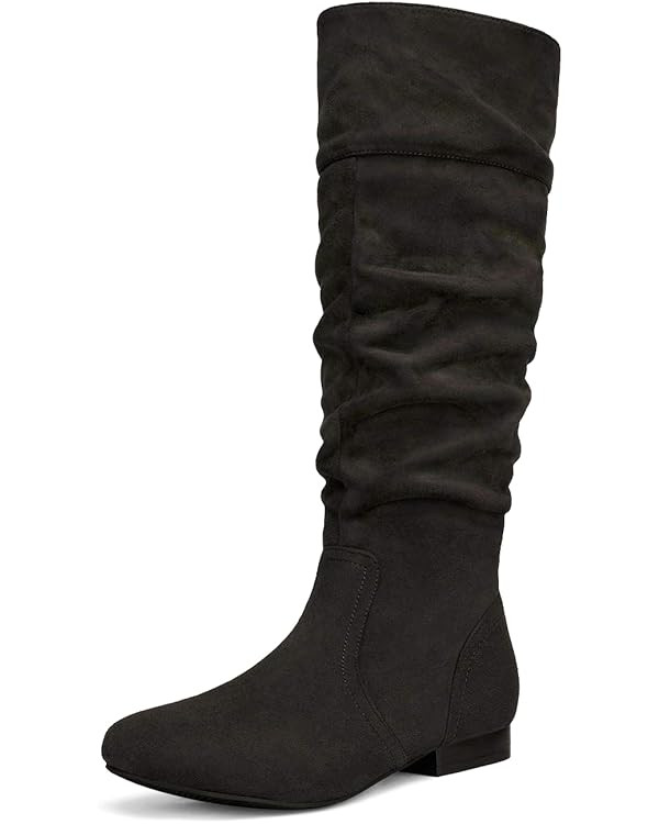DREAM PAIRS Women's Knee High Pull On Fall Weather Winter Boots | Amazon (US)