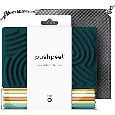 Sensory Activity Board: Silicone Fidget Toy for Calming, Stress, Anxiety, ADHD & Autism | Silent,... | Amazon (US)