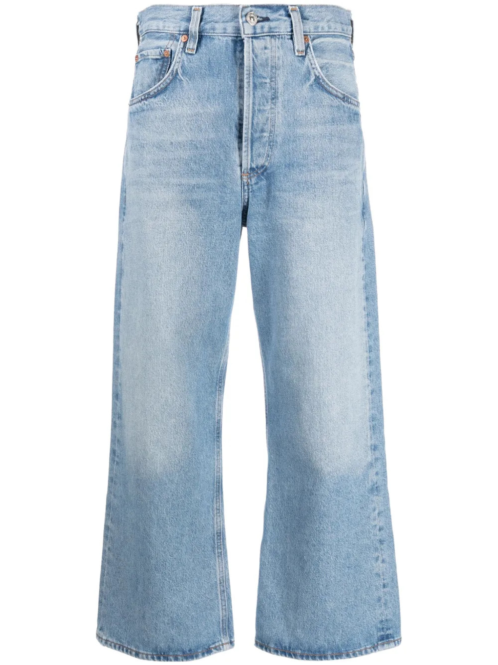 Citizens Of Humanity Gaucho high-rise wide-leg Jeans | Blue | FARFETCH AU | Farfetch Global