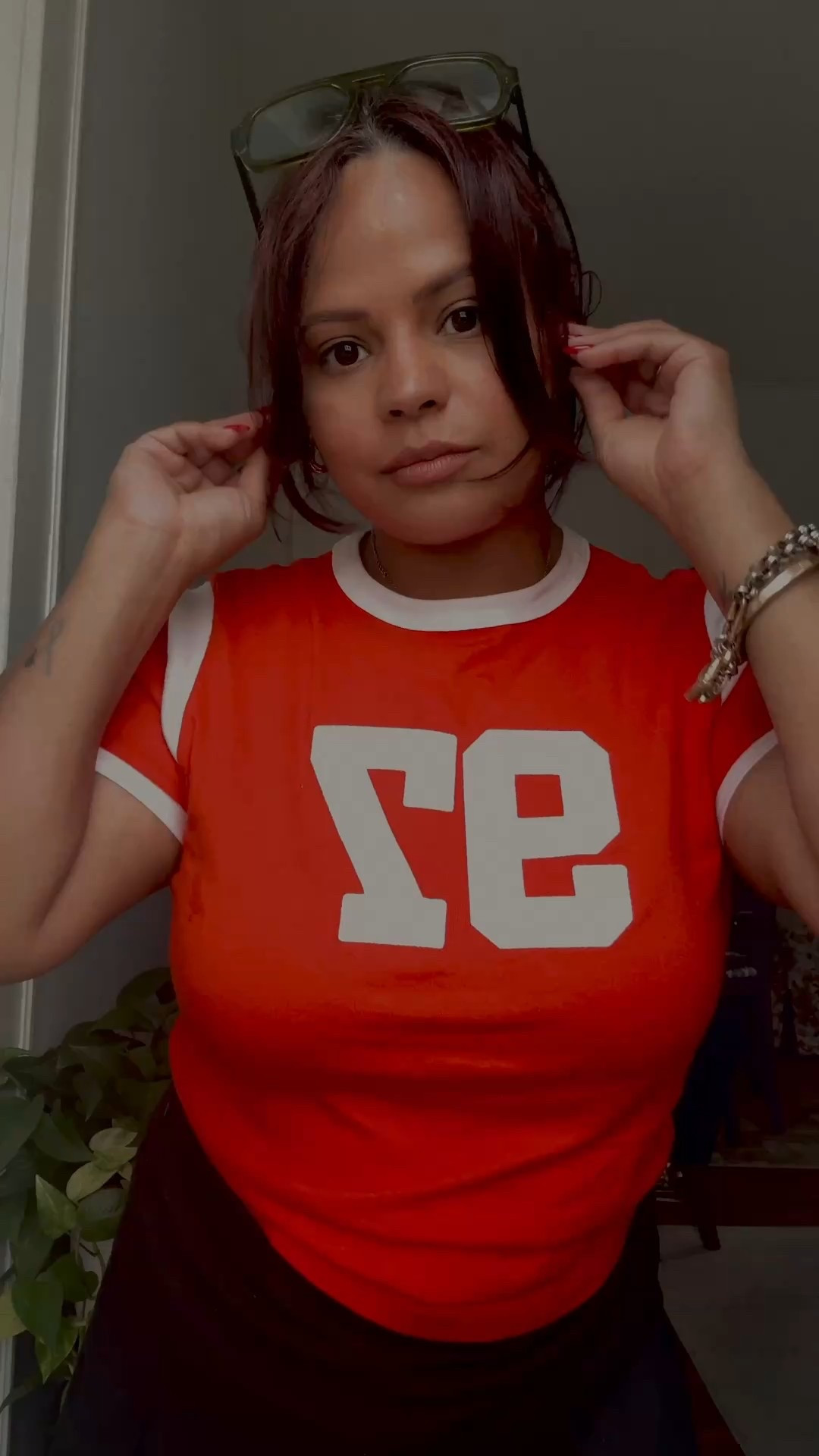 Wearing a medium in tee 

#LTKPetite #LTKSaleAlert #LTKMidsize