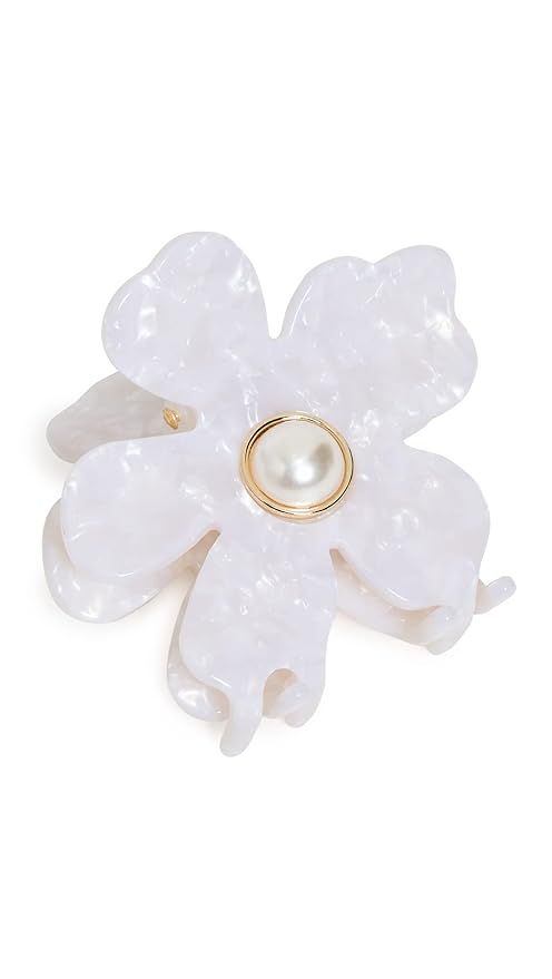 Lele Sadoughi Women's Lily Claw Clip, Mother of Pearl, White, One Size | Amazon (US)