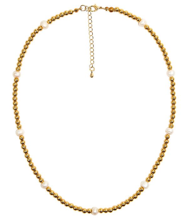 Carol - Pearl and Gold Necklace | Lisi Lerch Inc