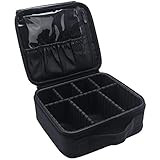 Relavel Makeup Case Travel Makeup Bag Makeup Train Case Cosmetic Bag Toiletry Makeup Brushes Organiz | Amazon (US)