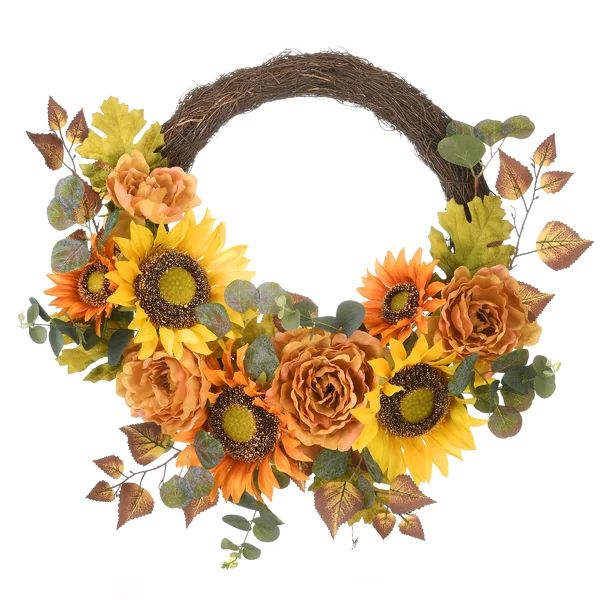 Harvest 22" Polyester Wreath | Wayfair North America