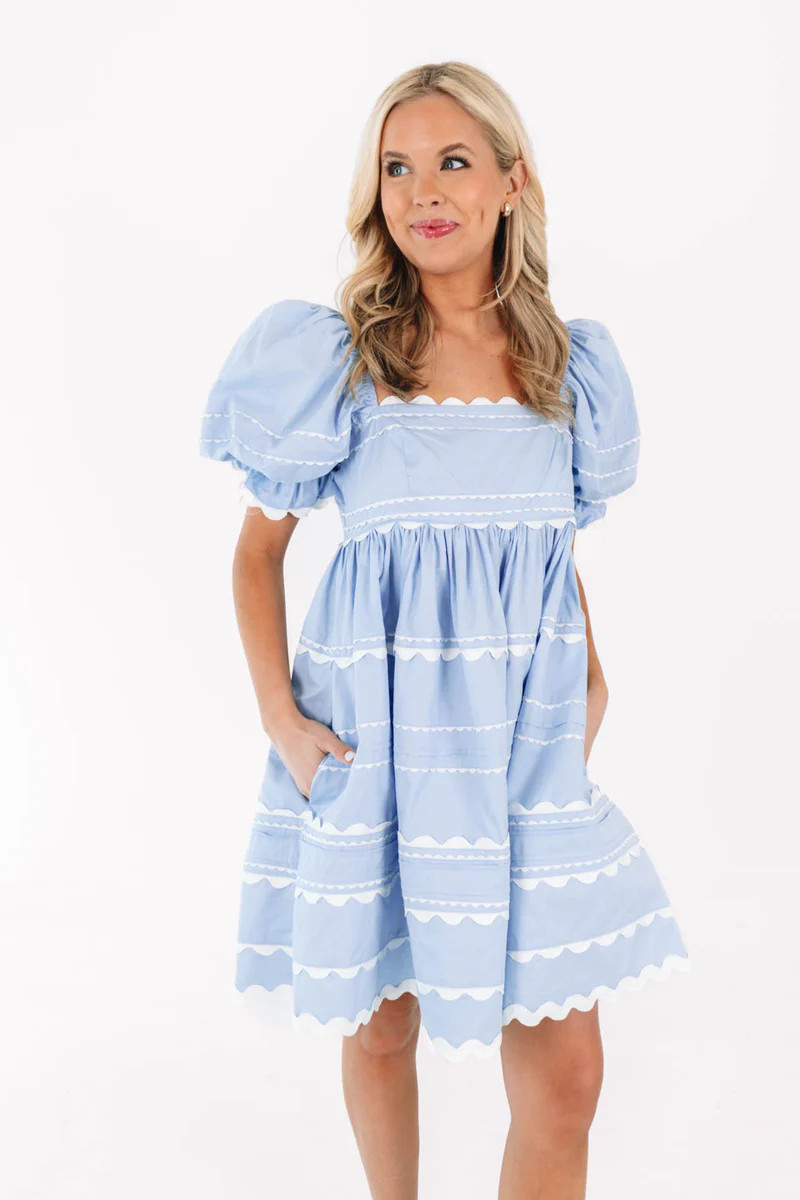 In Your Love Dress - Blue | The Impeccable Pig