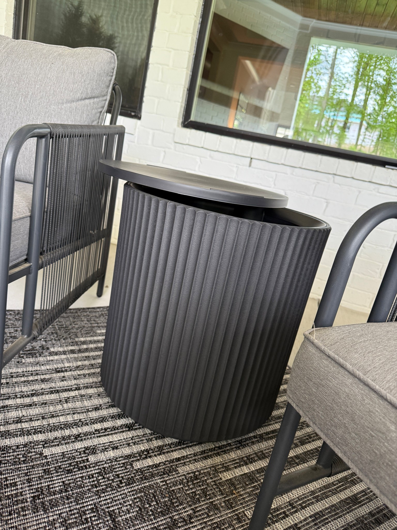 I have been looking for something outside that could be used to hold the kids toys and also serve as a side table. I found this cooler table @wayfair and it’s perfect! It could also be used to hold ice and drinks for parties this summer!
#ad #wayfair #wayfairpartner 