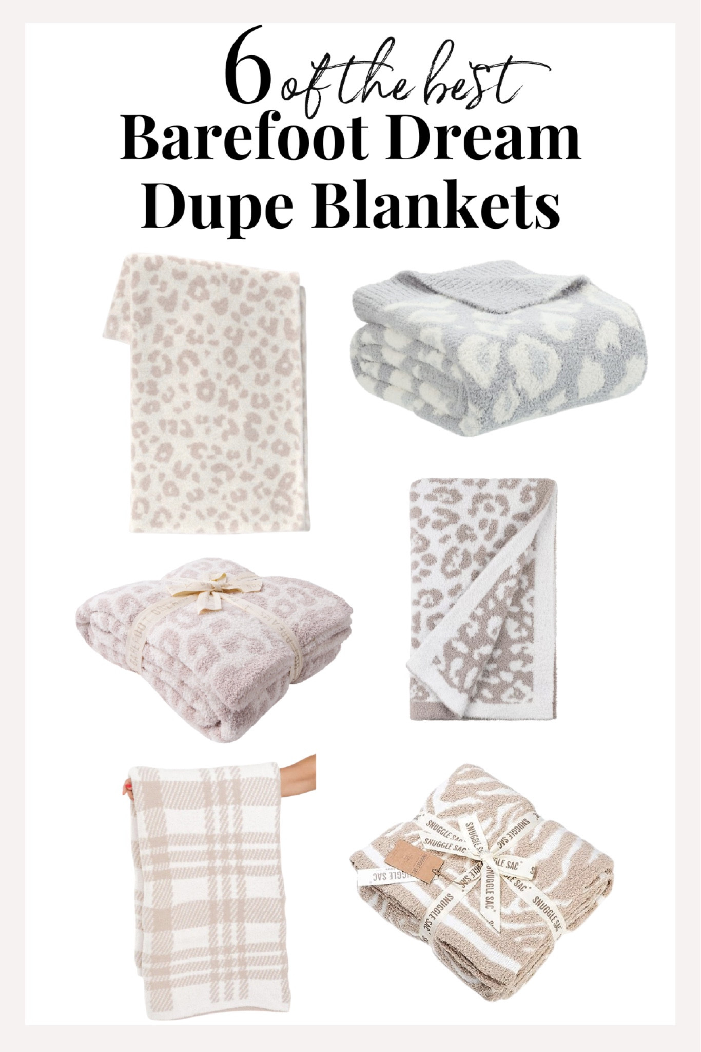 6 of the best barefoot dream blanket dupes! #barefootdreams #barefootdreamsdupes #barefootdreamsblanket

#LTKsalealert #LTKunder50 #LTKSale