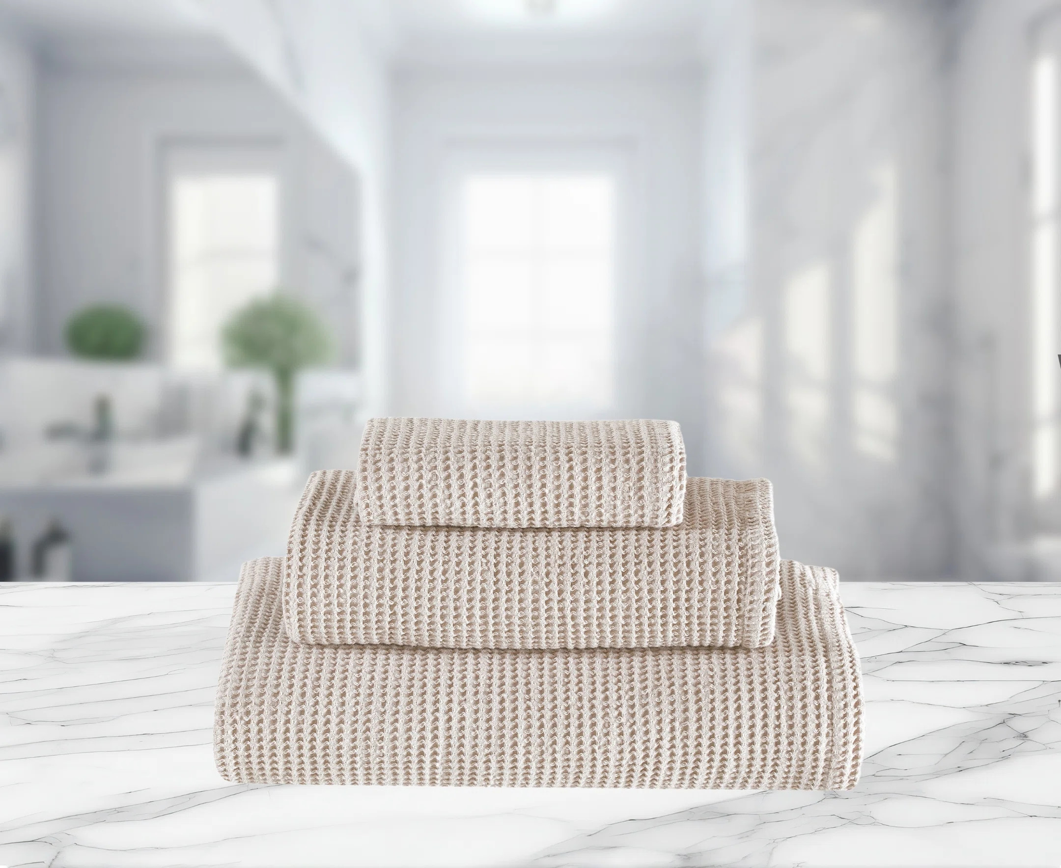 Mosche 3 - Piece Turkish Cotton Multi-Size Set Guest Room Case Pack | Wayfair North America