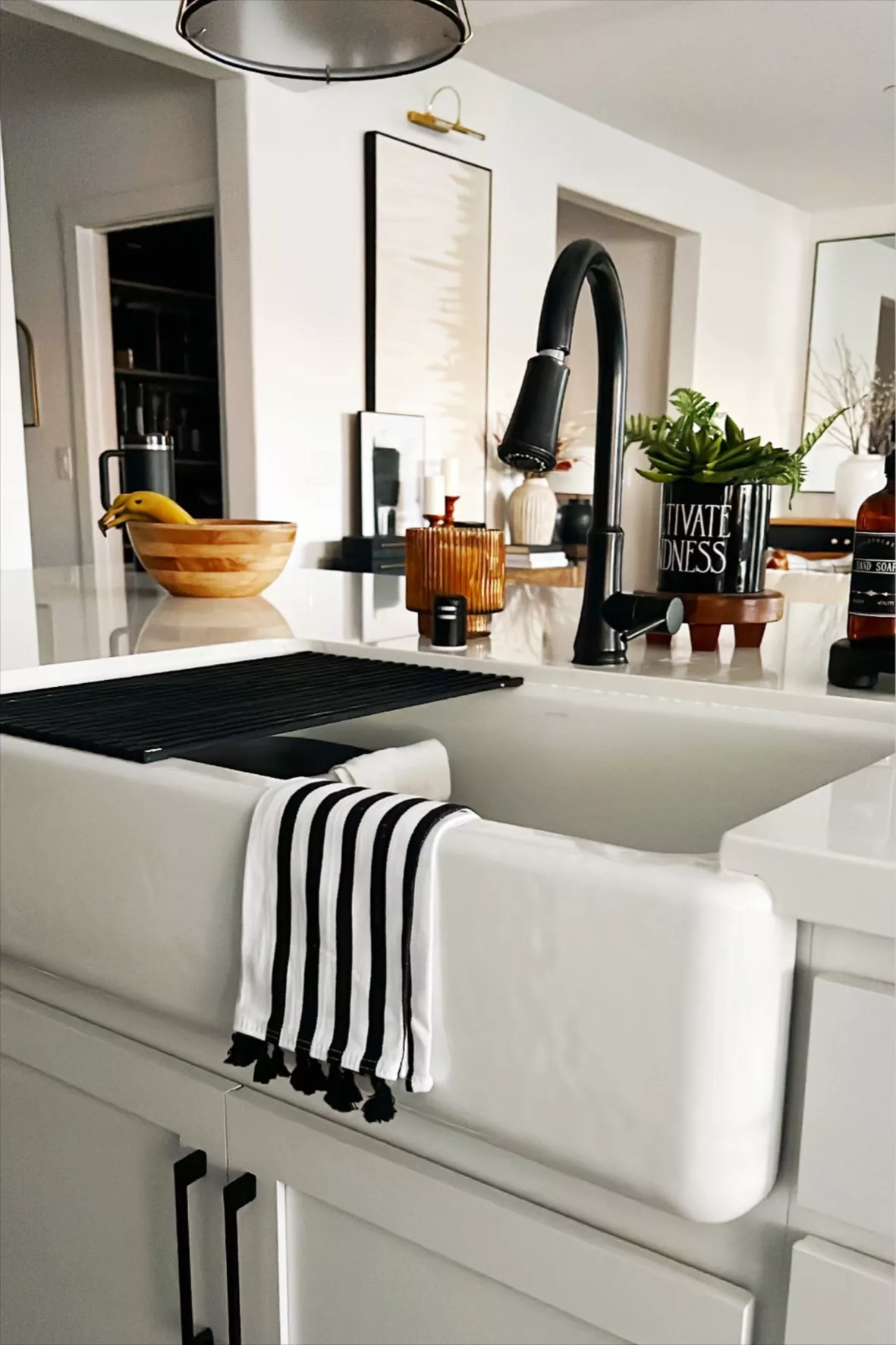 Clovis Black Edge Cotton Tea Kitchen Dish Towels, Set of 2 + Reviews