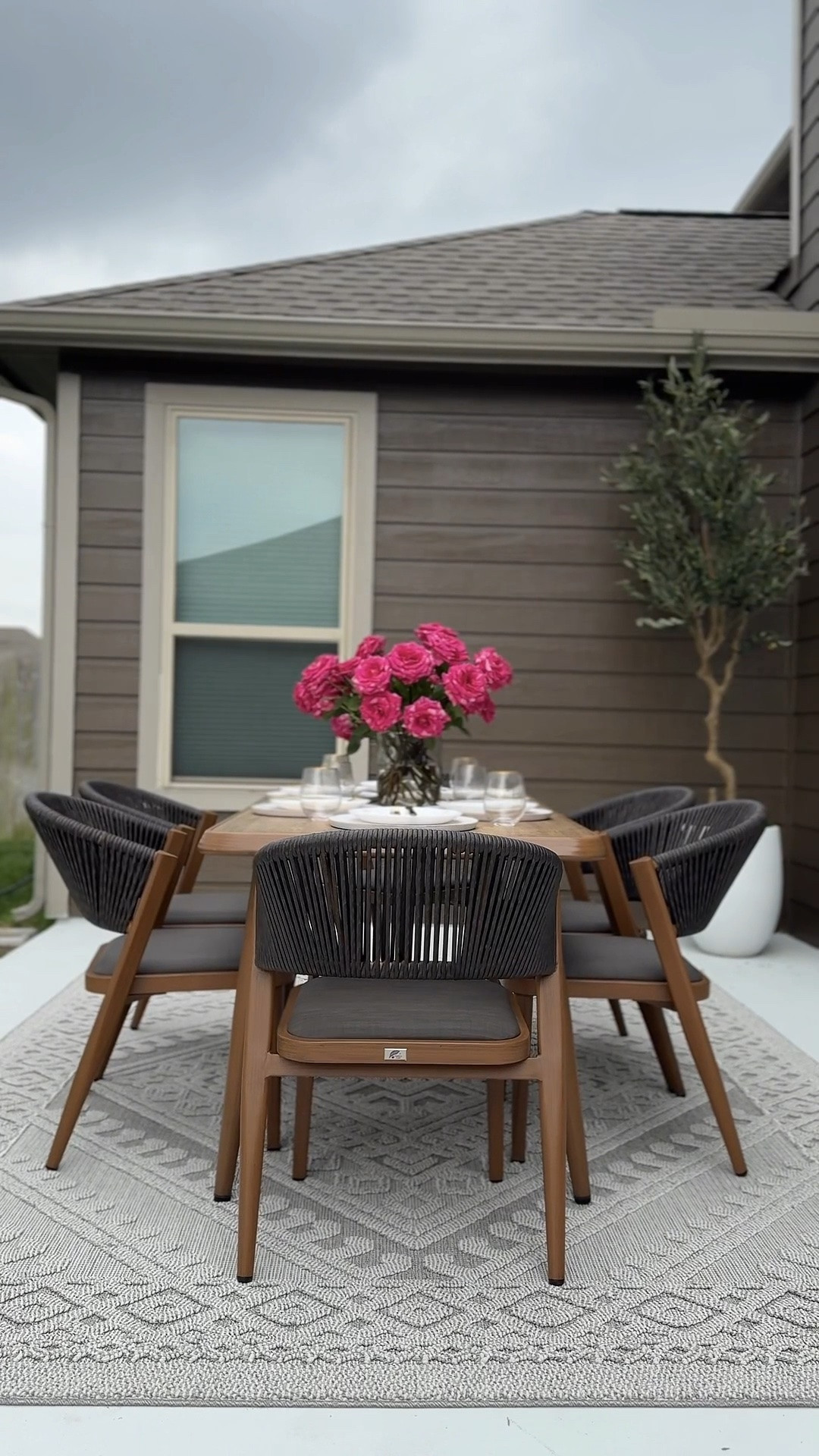 #ad This 7-piece outdoor patio dining set is one of my favorite @wayfair outdoor finds. I love how it looks in our patio and how perfectly it matches my home aesthetic. The aluminum frame is super sturdy, and the rattan chairs are made with high-quality, all-weather PE wicker that’s durable and UV-resistant, perfect for outdoor hosting and relaxing.


#wayfairpartner @Wayfair  #wishyouwerehere #outdoor #wayfair

#LTKHome #LTKSaleAlert