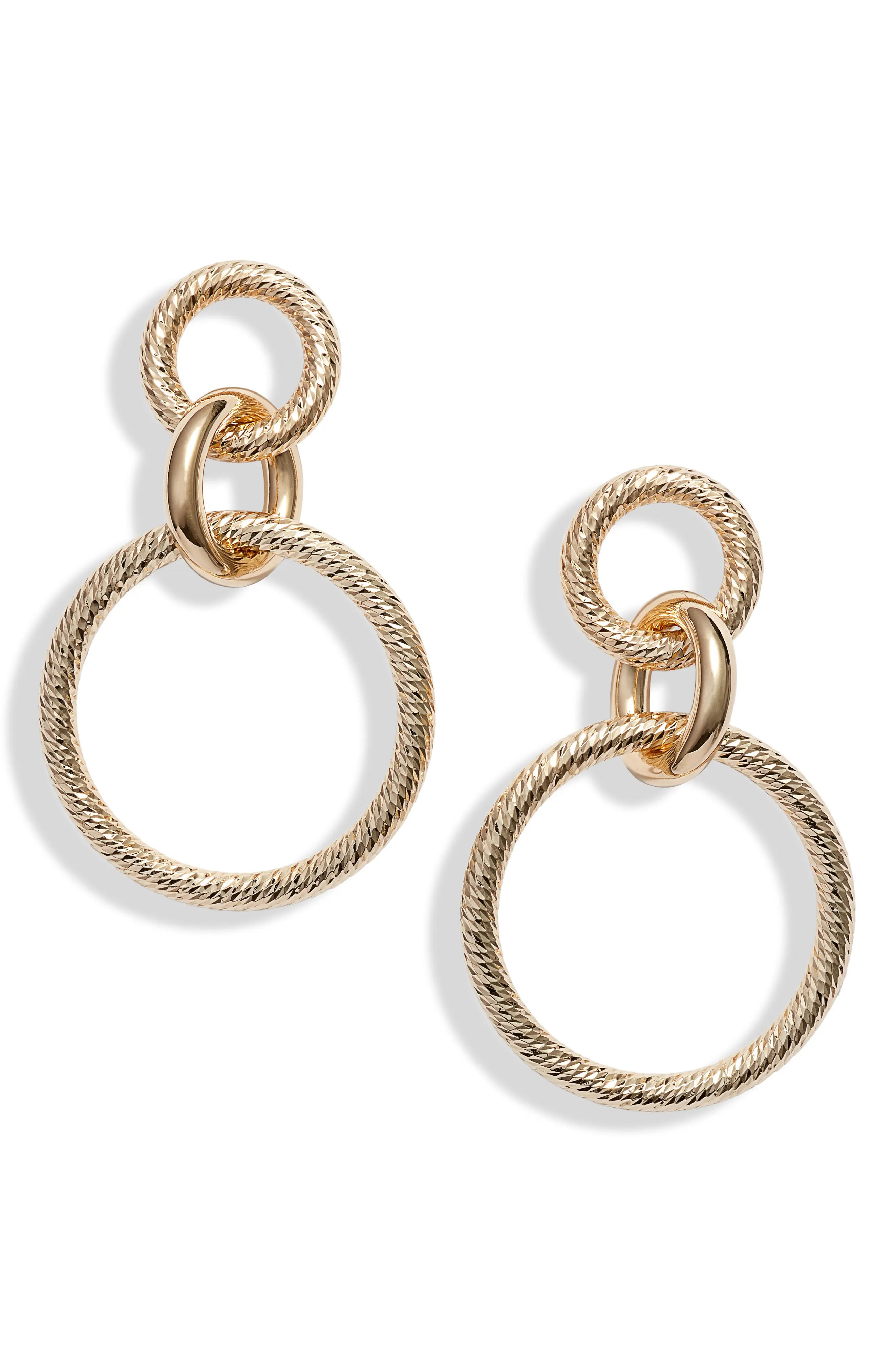 Jennifer Zeuner Wes Interlocking Hoop Earrings | Nordstrom
