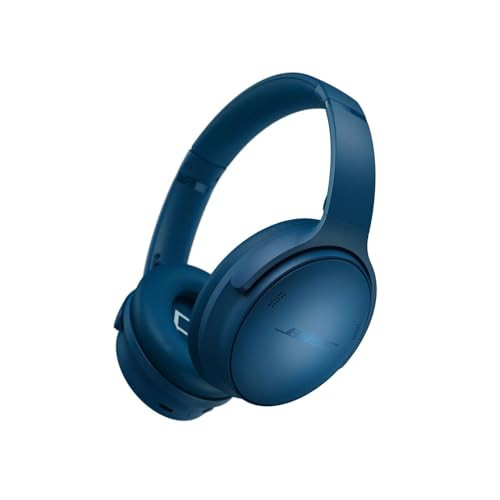 Bose QuietComfort Headphones - Wireless Bluetooth Headphones, Active Over Ear Noise Cancelling and Mic, USB-C Charging, Deep Bass, Up to 24 Hours of Playtime, Twilight Blue - Limited Edition Color | Amazon (US)