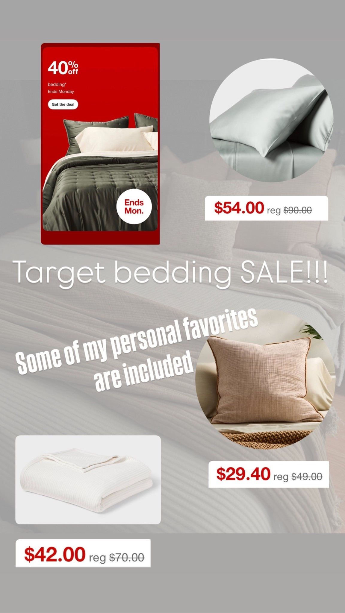 Target bedding sale!! Save up to 40% til Mondayy

#LTKSaleAlert #LTKHome
