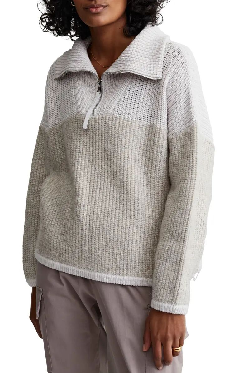 Varley Willard Colorblock Half Zip Sweater | Nordstrom | Nordstrom