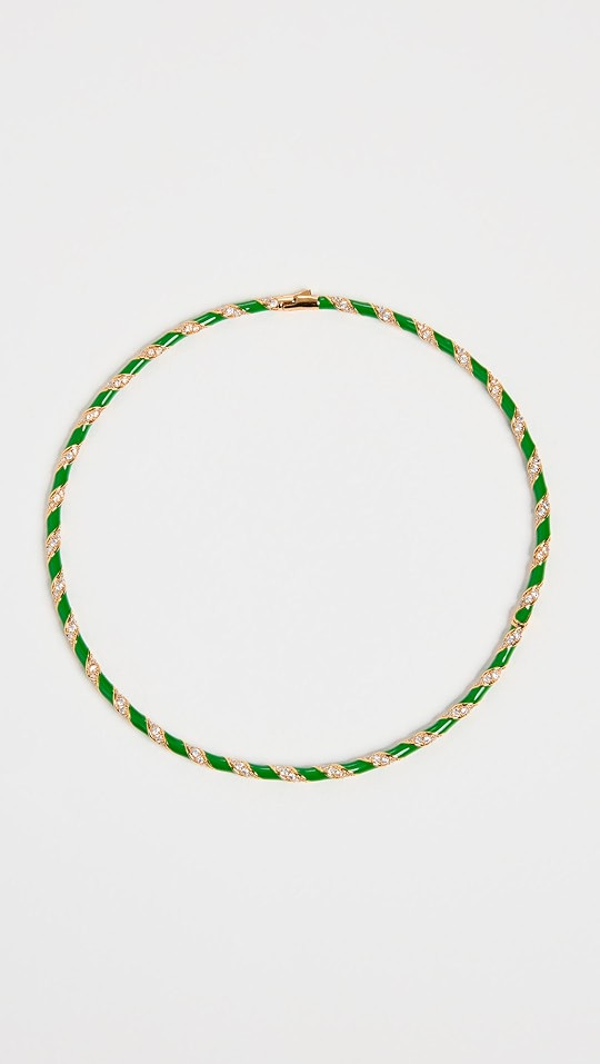 Candy Stripe Pave Choker | Shopbop