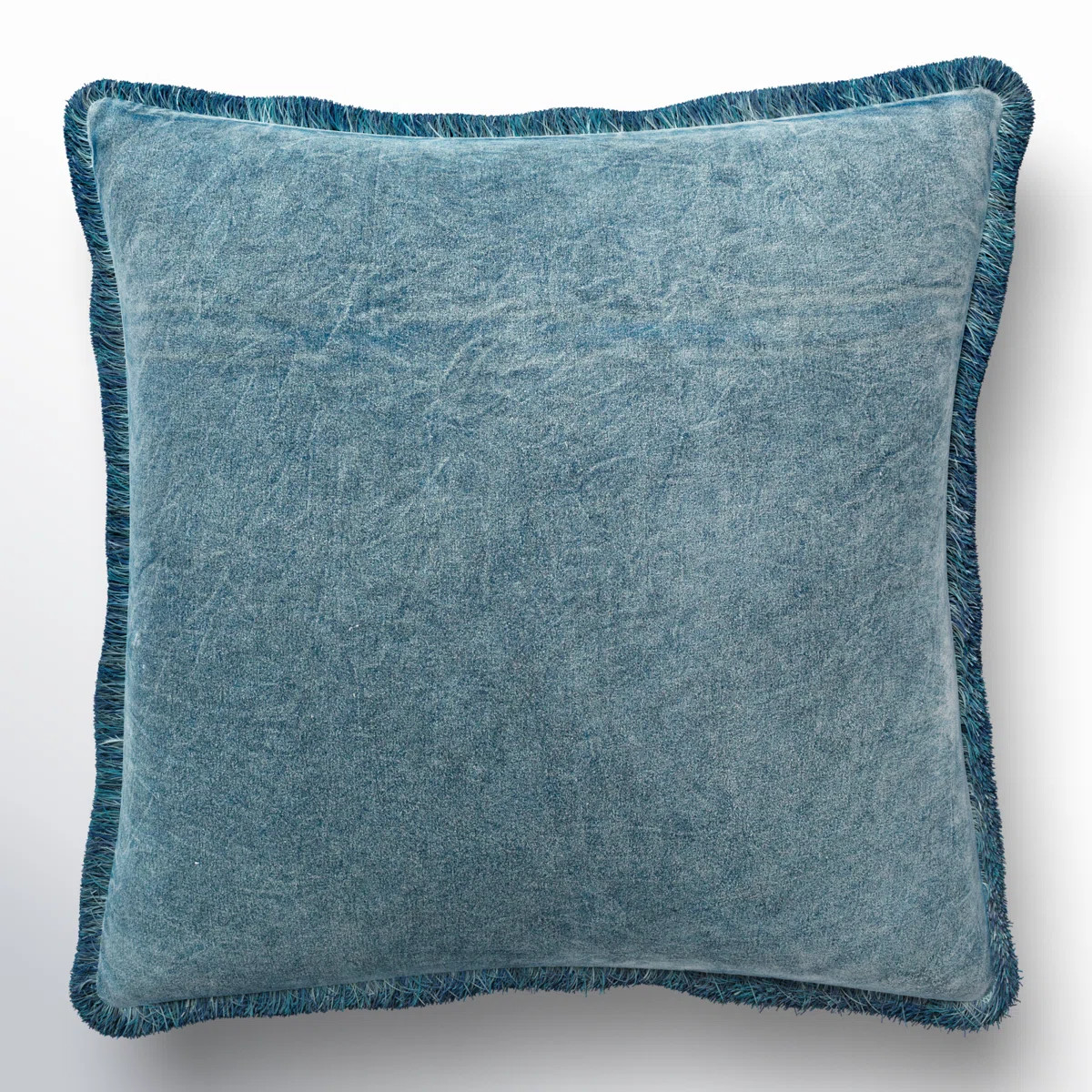 Steph Fringed Cotton Throw Pillow | Birch Lane