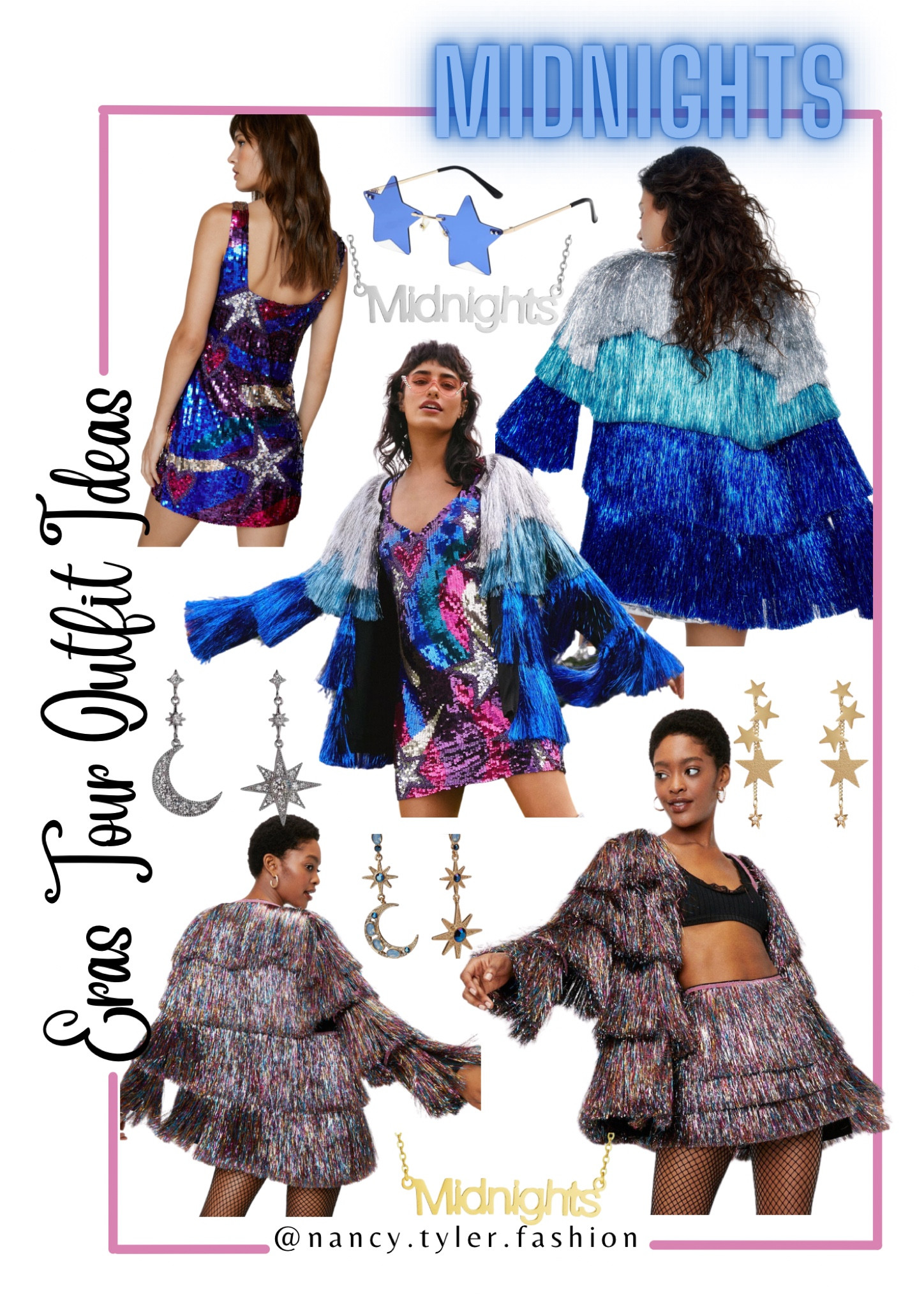 Midnights Era Dresses, Karma jackets, and fun outfit ideas. Taylor Swift Eras Tour 2024 outfit ideas! 💙✨I linked some other items to this post as well. 💫🌠
#TaylorSwift #ErasTour #MidnightsTaylorSwift  #TaylorSwiftMidnights Taylor Swift Eras Tour Ideas, Taylor Swift Lover Era, Taylor Swift 1989, Taylor Swift Movie, Taylor Swift Fearless, Taylor Swift Speak Now, Taylor Swift Red, Taylor Swift reputation, Taylor Swift evermore, Taylor Swift folklore, Taylor Swift outfits, Taylor Swift Eras Tour outfit ideas, Taylor Swift Eras Tour inspo, Taylor Swift inspo, Taylor Swift Midnights, Taylor Swift Eras Tour Midnights outfits, Midnights outfit, Midnights Taylor Swift outfits, blue Taylor Swift outfits, stars Taylor Swift outfits, navy outfits, dark blue outfits, blue tops, navy fancy dresses, blue dresses, blue party dresses, navy dresses, dark blue dresses, blue sequin dresses, blue sparkly dresses, shiny blue dresses, fun dresses, formal dresses, blue prom dresses, royal blue dresses, royal blue outfits, Karma jackets, Taylor Swift Karma jackets, Taylor Swift Karma 

#LTKfindsunder100 #LTKparties #LTKFestival