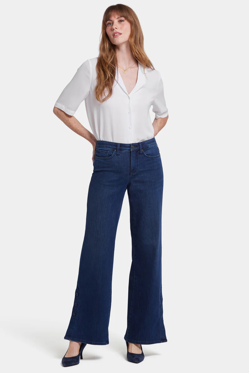 Teresa Wide Leg Jeans - Ibiza Blues | NYDJ