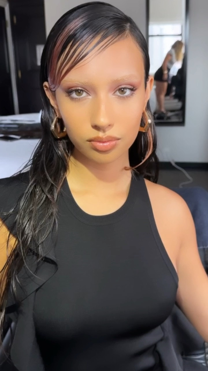 Kylie Cantrall is known for her unique style. To achieve a similar makeup look, consider fun colors, using different textures such as mattes and metallics. The contrast between the bleached brows and fun eye look is easy to achieve with the products linked below. 

#LTKbeauty