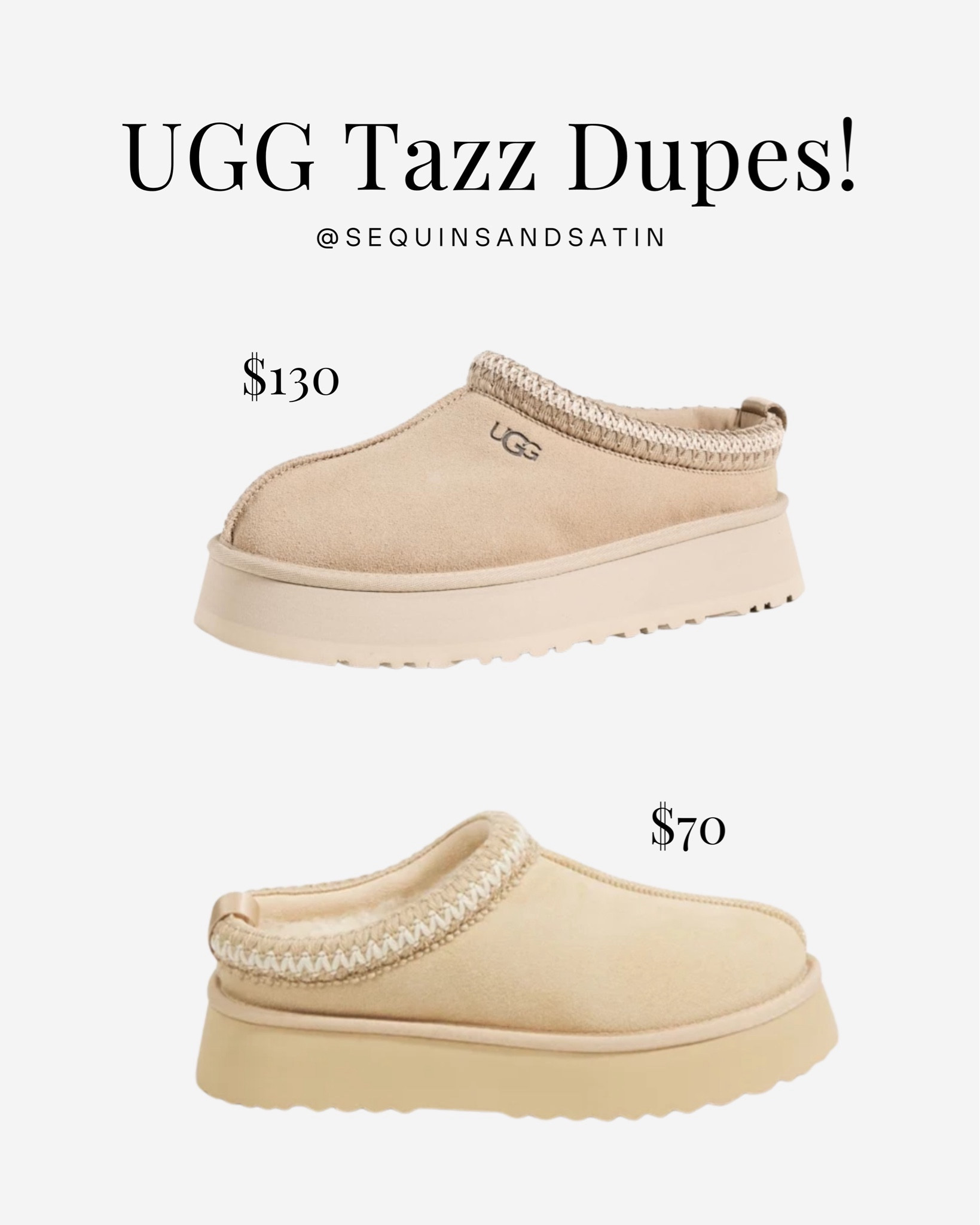 Ugg tazz dupes!✨

Ugg slipper dupes / Ugg Tasman dupes / Ugg tazz dupes / Ugg dupes / Ugg tazz mustard seed dupes / Ugg tazz sand dupes

*not knockoffs, just a similar vibe for less $

#LTKSeasonal #LTKShoeCrush #LTKFindsUnder100