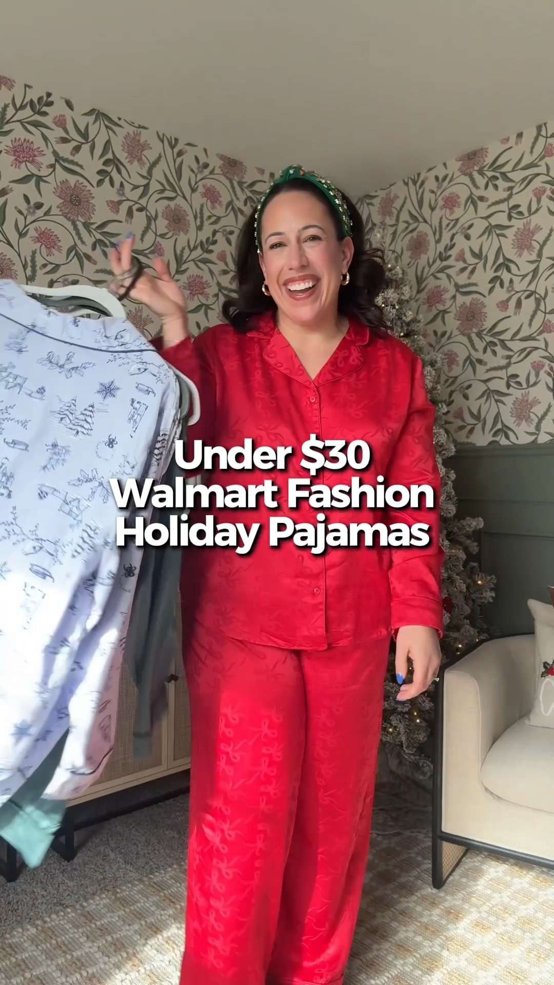 holiday pajamas from Walmart in size XL perfect for your next party gathering  

 #LTKHoliday #LTKSeasonal #LTKMidsize