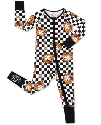 babee Reshinee Bamboo Viscose Baby Footie Pajama, Zipper Pajamas for Baby Boys & Baby Girls, Sleep & Play Footed Pjs 6-12M | Amazon (US)