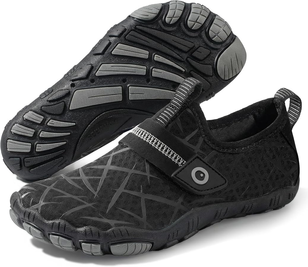SEEKWAY Barefoot Water Shoes for Kids - Wide Toe Box and Quick-Dry Sand Shoes Toddler for Hiking ... | Amazon (US)