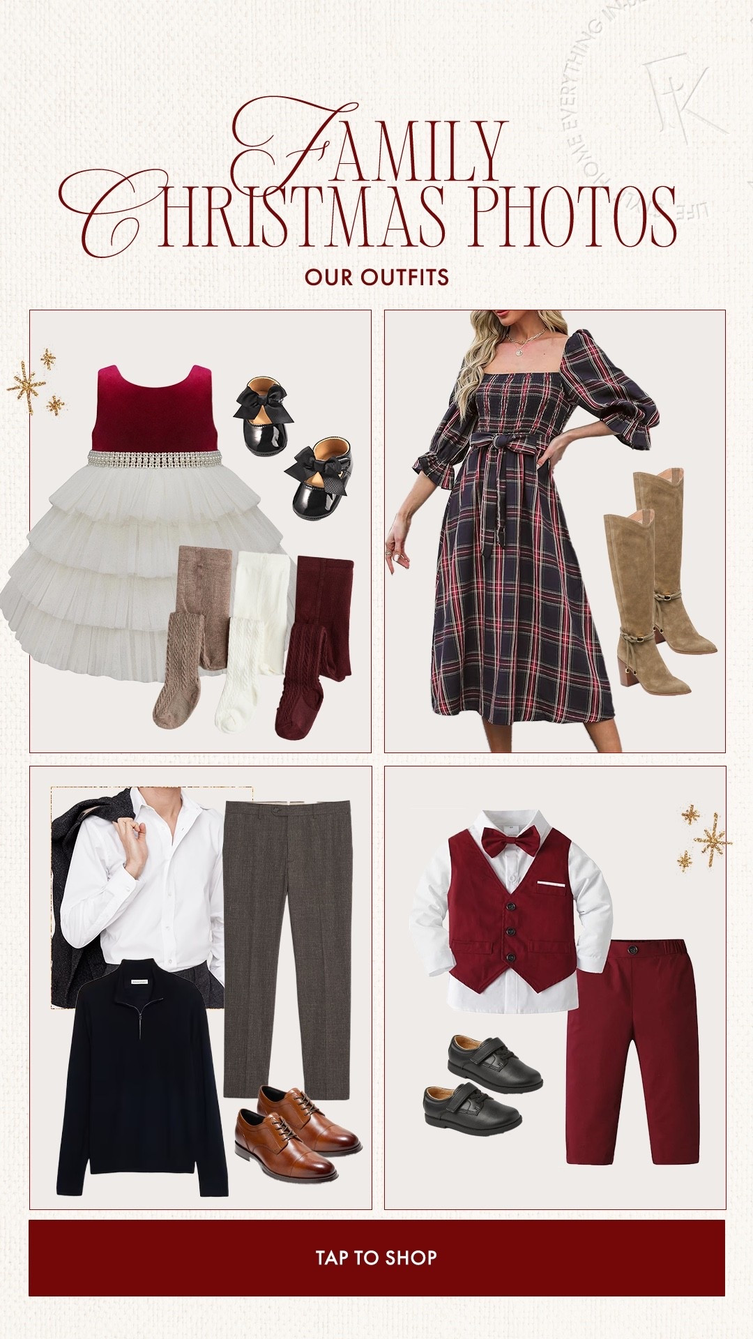 Family Christmas photos outfits! I had ordered this set for Oliver but it didn’t work out so I’m not linking that one (was sooo cheap and the vest wasn’t real, it was part of the shirt?) so I’m linking to what he ended up wearing which is great quality!❤️❤️

Christmas outfit inspo, plaid dress, banana republic for men, Amazon suspended outfit, babygirl Christmas dress 

#LTKHoliday #LTKFamily #LTKParties