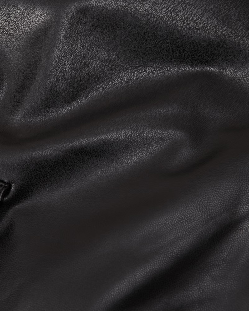 Vegan Leather Cargo 90s Relaxed Pant | Abercrombie & Fitch (US)