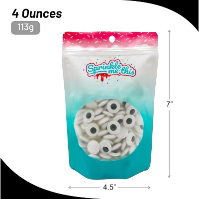 Sprinkle Me This – Large Spooky Eyes Toppers (4 Oz.) – Candy Eyes for Halloween Decorating & Dessert Topping | Target