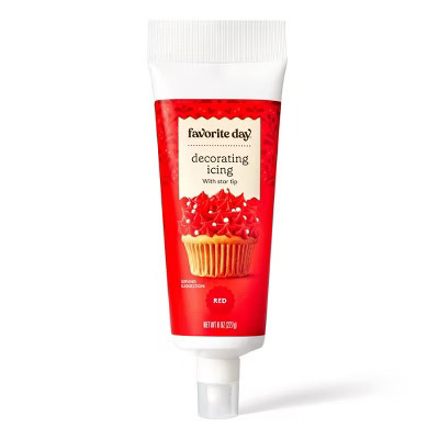 Holiday Red Decorating Icing with Built-in Tip - 8oz - Favorite Day™ | Target